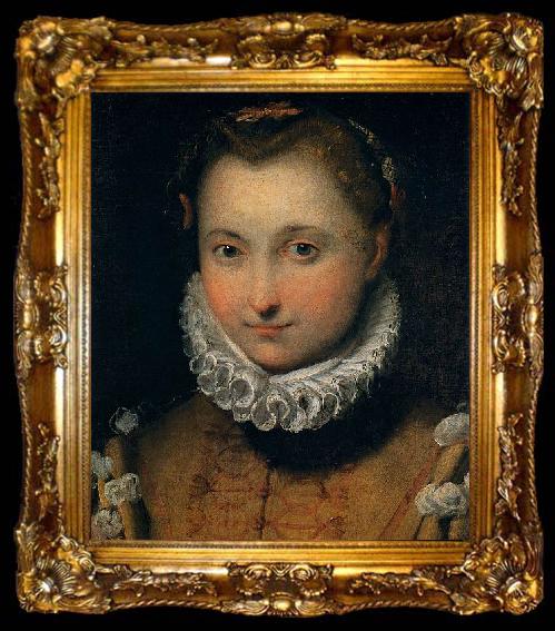 framed  Federico Barocci Portrait of a Young Woman, ta009-2